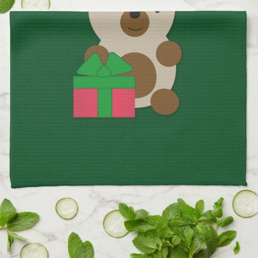 Santa Beer Theedoek (Gevouwen)