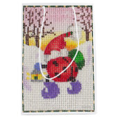 Santa Beetle geschenkzak Medium Cadeauzakje (Voorkant)