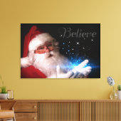 Santa Believe kerstkunst Canvas Afdruk (Insitu (Woonkamer))