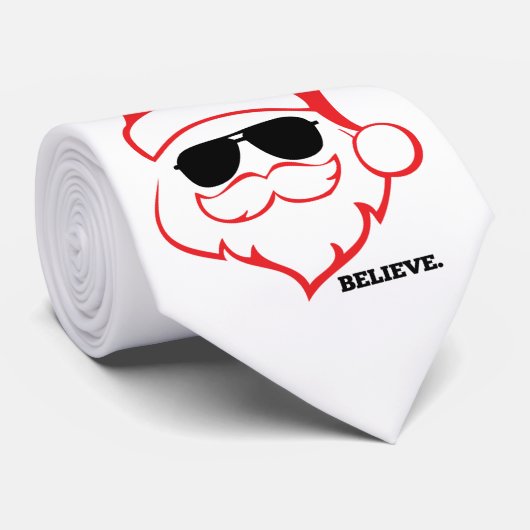 Santa Believe Stropdas (Opgerold)