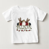 Santa Believe T-shirts en cadeautjes (Voorkant)