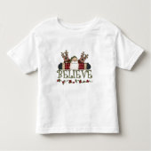 Santa Believe T-shirts en cadeautjes (Voorkant)