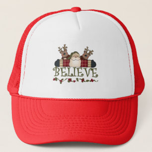 Santa Believe T-shirts en cadeautjes Trucker Pet