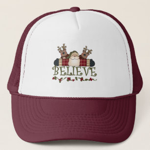 Santa Believe T-shirts en cadeautjes Trucker Pet
