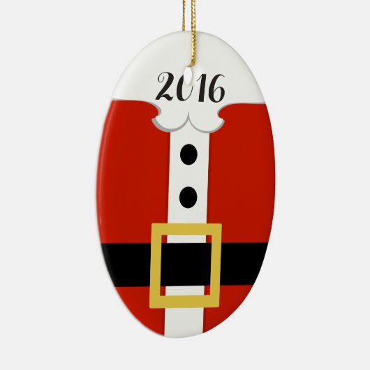 Santa Belly Belt Ornament (Rechts)