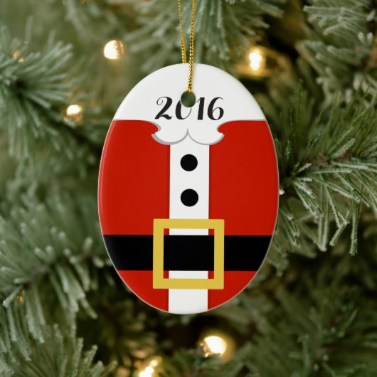 Santa Belly Belt Ornament (Boom)