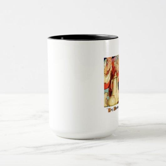 "SANTA BELLY"  COFFEE AD MOK (Midden)