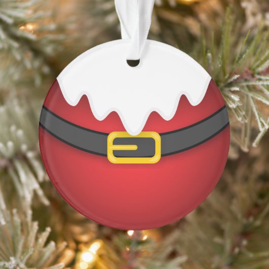 Santa Belly Ornament (Boom)
