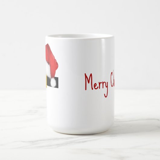 Santa Belt Mug – Ho Ho Ho and Merry Christmas Koffiemok (Center)