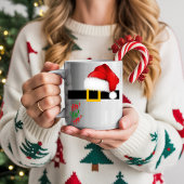 Santa Belt Mug – Ho Ho Ho and Merry Christmas Koffiemok