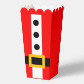 Santa Belt Popcorn Favor Box Bedankdoosjes (Achterkant)