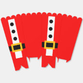 Santa Belt Popcorn Favor Box Bedankdoosjes (Ongevouwen)