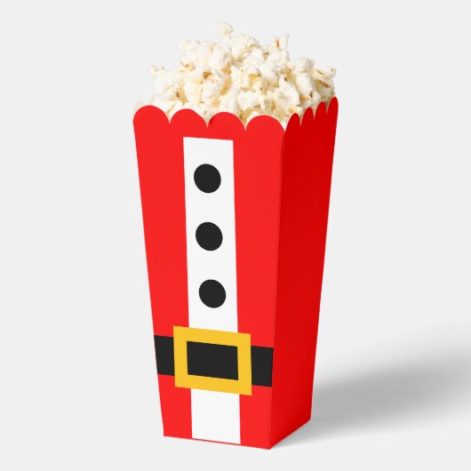 Santa Belt Popcorn Favor Box Bedankdoosjes (Popped)