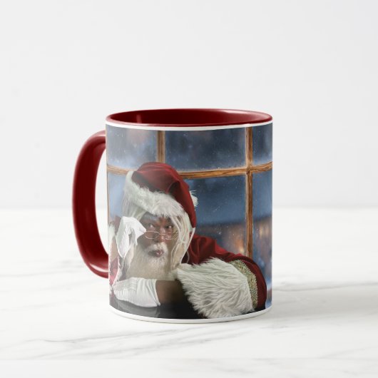 Santa "Ben je goed geweest?" Mok (Voorkant links)