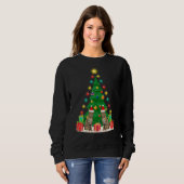 Santa Bengalen kerstbomen Trui (Voorkant volledig)