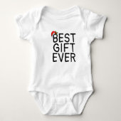 Santa Beste cadeau ooit Baby Bodysuit (Voorkant)