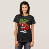 Santa Bigfoot 67 Meme Funny Six Seven Christmas Ho T-shirt (Voorkant volledig)
