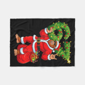 Santa Bigfoot 67 Meme Six Seven 6 7 Funny Bigfoot Fleece Deken (Voorkant (Horizontaal))