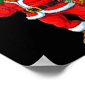 Santa Bigfoot 67 Meme Six Seven 6 7 Funny Bigfoot  Poster (Hoek)