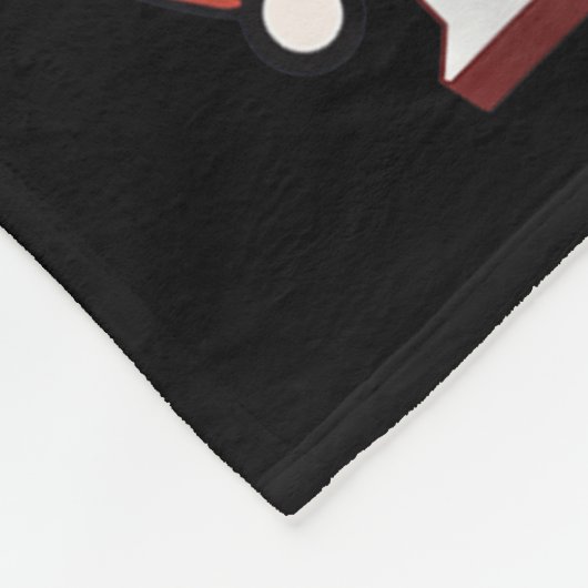 Santa Bigfoot Christmas Lights Funny Sasquatch Bel Fleece Deken (Hoek)