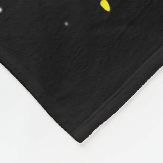 Santa Bigfoot Christmas Lights Funny Sasquatch Bel Fleece Deken (Hoek)