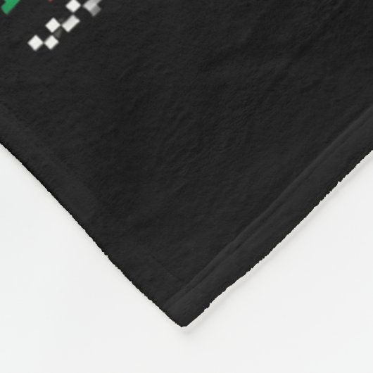 Santa Bigfoot Christmas Tree Funny Sasquatch 67  Fleece Deken (Hoek)