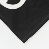 Santa Bigfoot Christmas Tree Lights Sasquatch Beli Fleece Deken (Hoek)