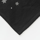 Santa Bigfoot Christmas Tree Xmas Lights Funny Sas Fleece Deken (Hoek)