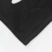 Santa Bigfoot Christmas Tree Xmas Lights Funny Sas Fleece Deken (Hoek)