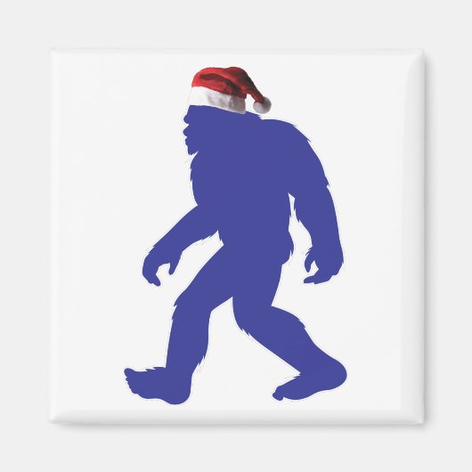 Santa-Bigfoot Magneet (Voorkant)