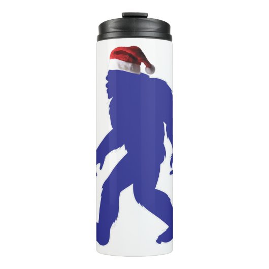 Santa-Bigfoot Thermosbeker (Voorkant)