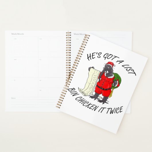 Santa Bin Kip Planner (Display)