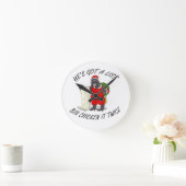 Santa Bin Kip Ronde Klok (Huis)
