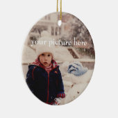 Santa Bird foto ornament (Rechts)