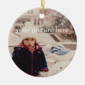 Santa Bird foto ornament (Voorkant)