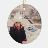 Santa Bird foto ornament (Links)
