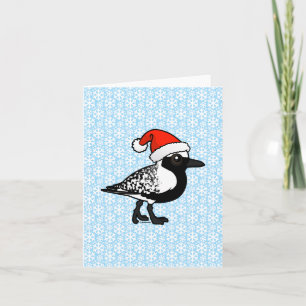 Santa Black-bellied Plover Feestdagen Kaart
