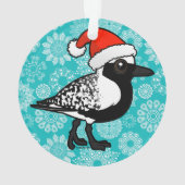 Santa Black-bellied Plover Ornament (achterkant)