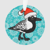Santa Black-bellied Plover Ornament (voorkant)