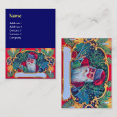 SANTA  blauw Visitekaartje (Voorkant / Achterkant)