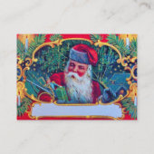 SANTA  blauw Visitekaartje (Achterkant)