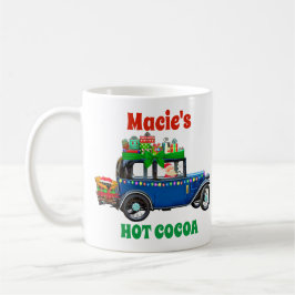 Santa Blauwe Auto Kerstcadeaus Warme Chocolademelk Koffiemok