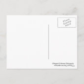 Santa Blue Jay Feestdagenkaart (Achterkant)