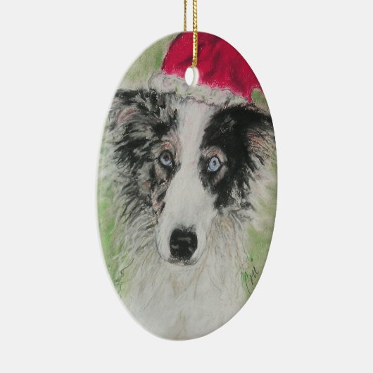 Santa Blues Ornament (Rechts)