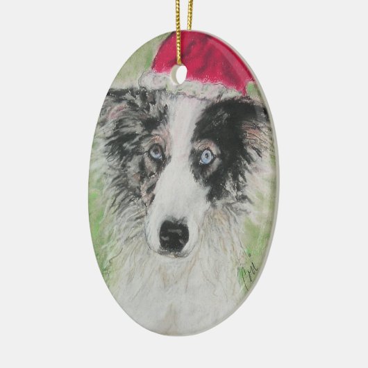 Santa Blues Ornament (Links)