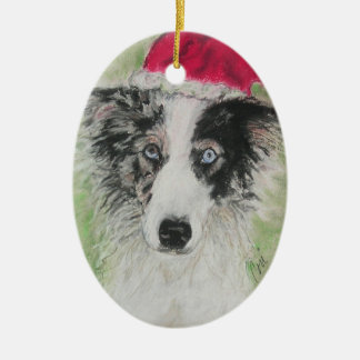 Santa Blues Ornament