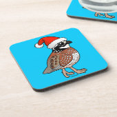 Santa Bobwhite Onderzetter (Linkerzijde)