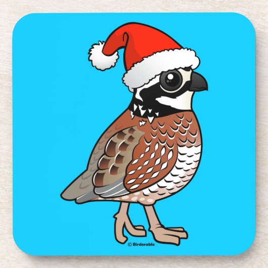 Santa Bobwhite Onderzetter (Voorkant)