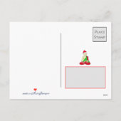 Santa Boeddha Namaste Aanpasbaar Feestdagenkaart (Achterkant)