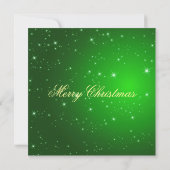 Santa, boom, kinderen kerstfeest met rotsen kaart (Achterkant)